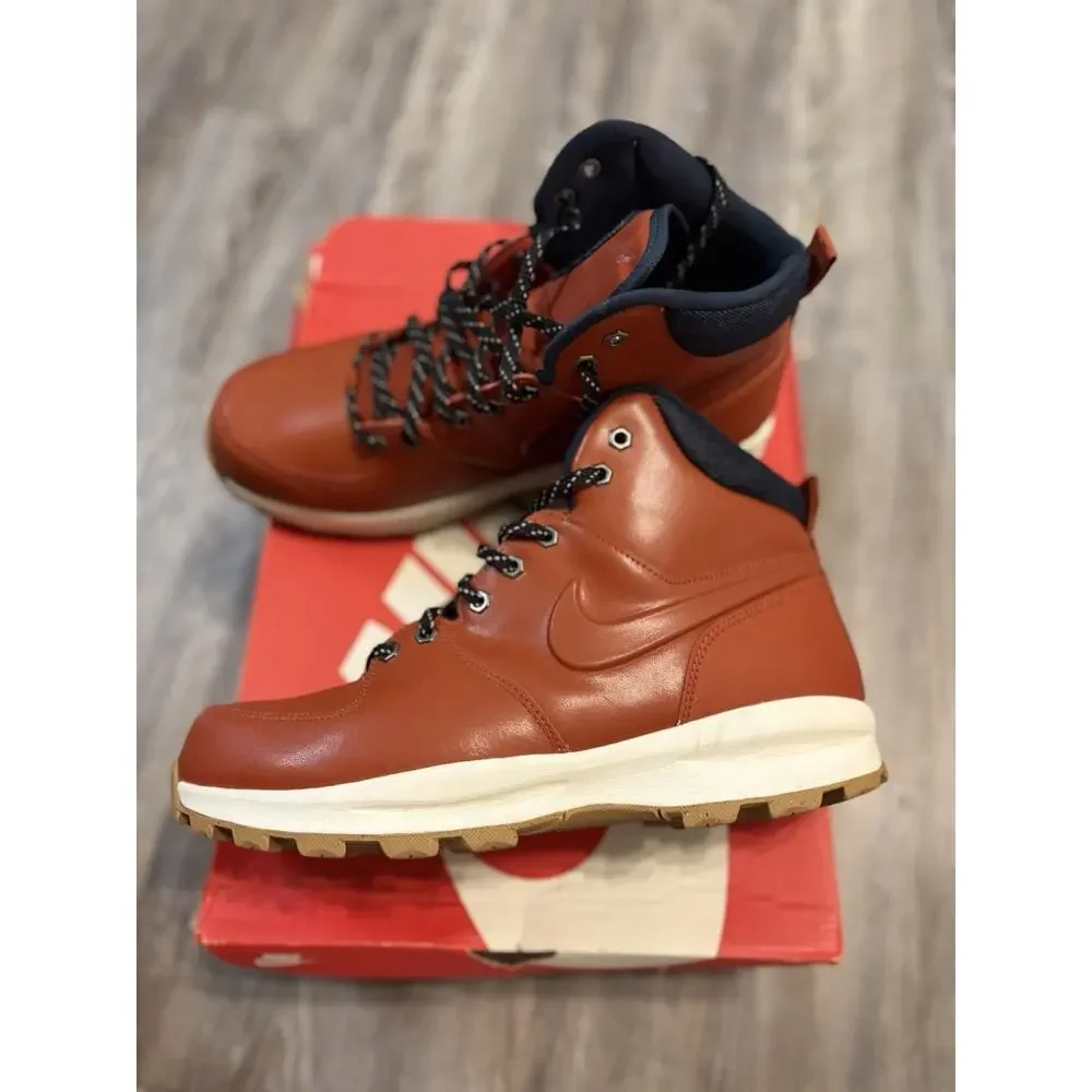 Nike Manoa Leather SE Boots Men’s 12 Rugged Orange DC8892-800 Hiking